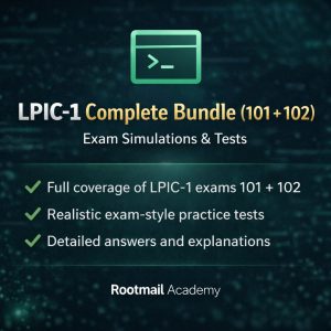 LPIC-1 Exam BAUNDLE 101+102 Premium Simulations and Tests (ENG)