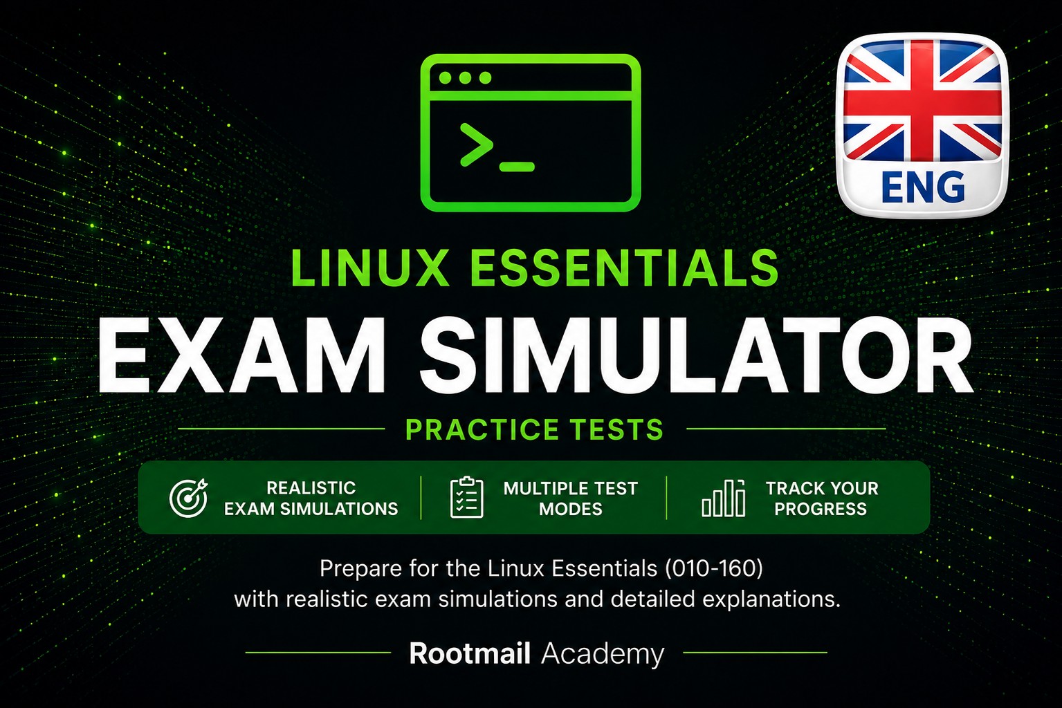 Linux Essentials Exam 010-160 Premium Simulations and Practice Tests (ENG)
