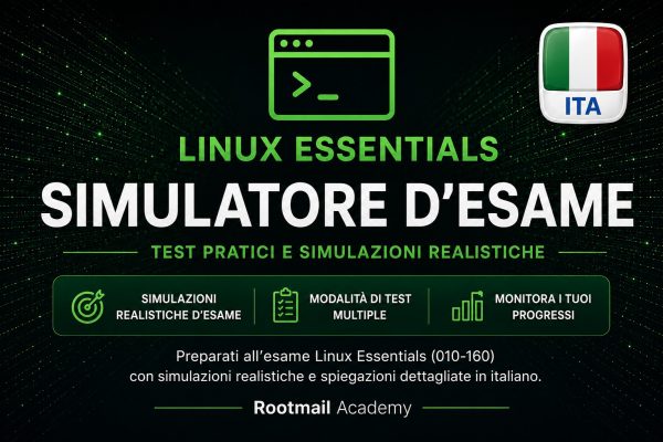 Linux Essentials Exam 010-160 Simulazioni e test pratici Premium (ITA)