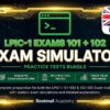 LPIC-1 English exam simulator practice tests bundle graphic