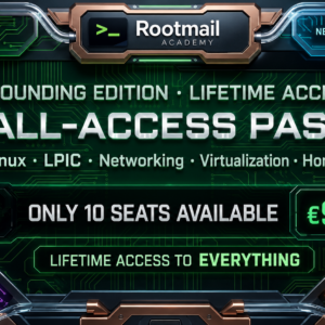 Rootmail Academy all-access pass promotional graphic
